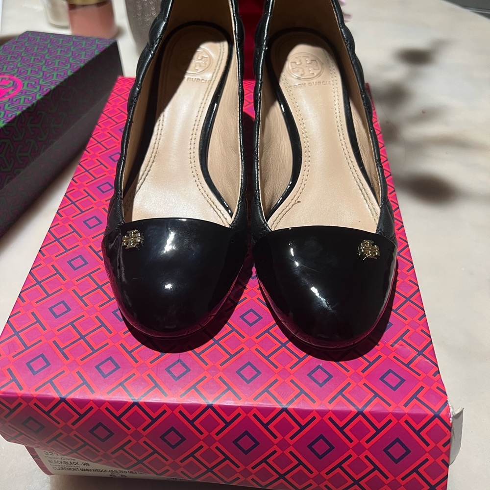 Tory Burch Claremont Quilted Wedge Pump